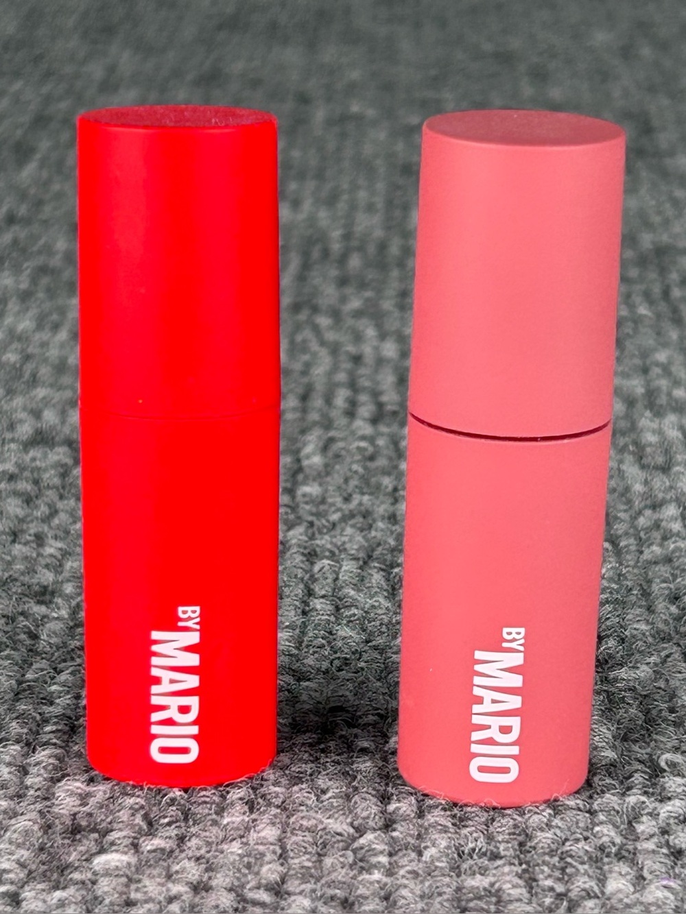 2 x Makeup By Mario MOISTUREGLOW™ PLUMPING LIP COLOR in SOFT BLUSH & POPPY
